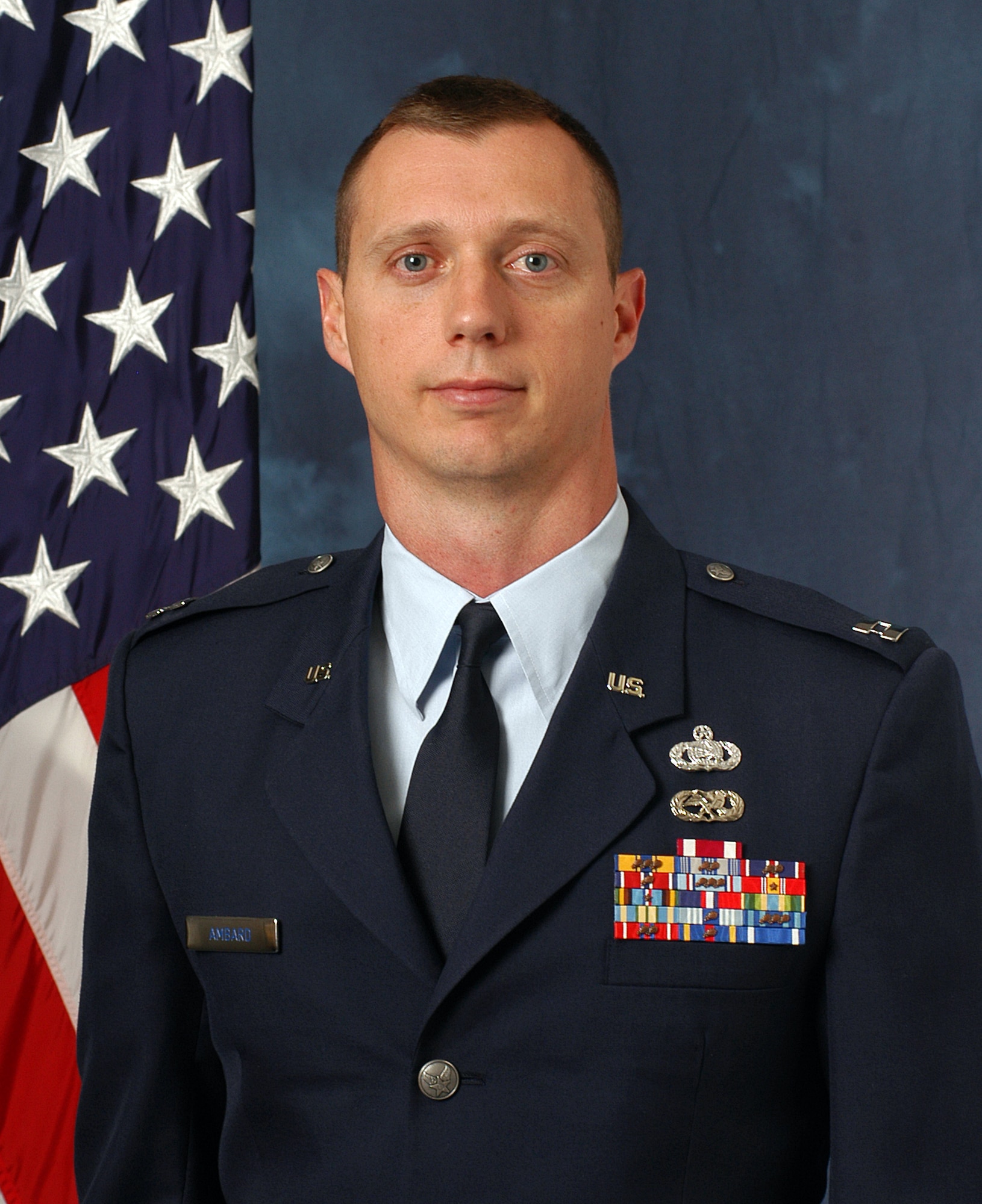 Maj. Philip D. Ambard gave the ultimate sacrifice in service to the United States when he was killed April 27 in Kabul, Afghanistan. Maj. Ambard arrived at the Air Force Academy Department of Foreign Languages in December 2003.  (U.S. Air Force photo)