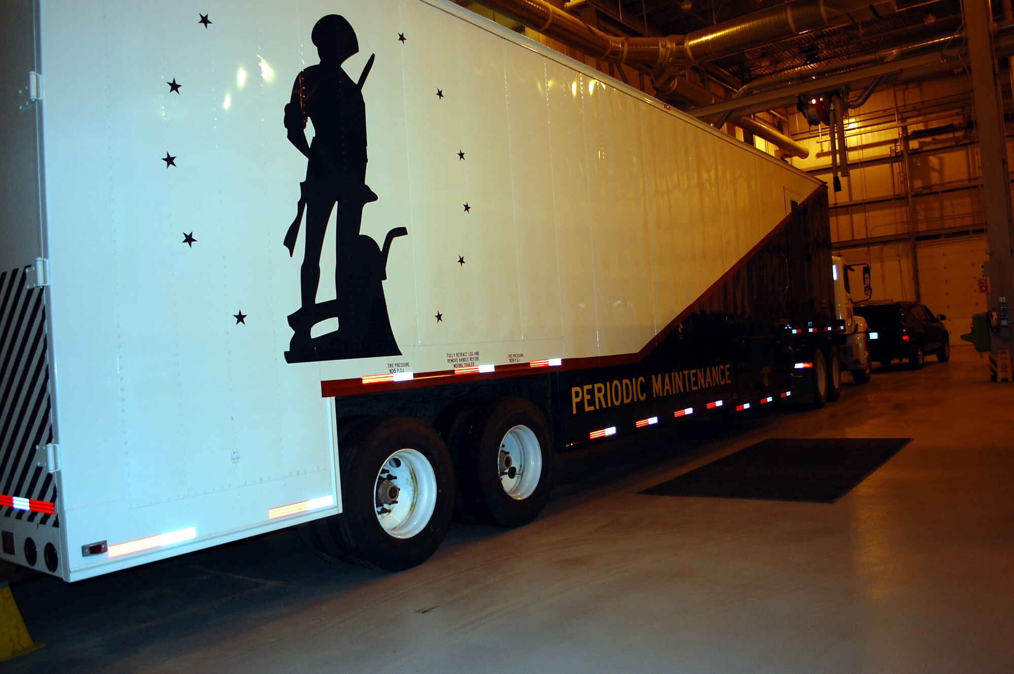 One of two periodic maintenanec vans the PMT teams work from. (U.S. Air Force photo/Valerie Mullett)