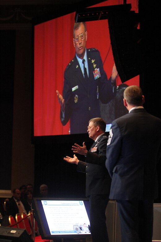 Air Force Cyber Leaders Speak At Space Symposium Air Force Space 