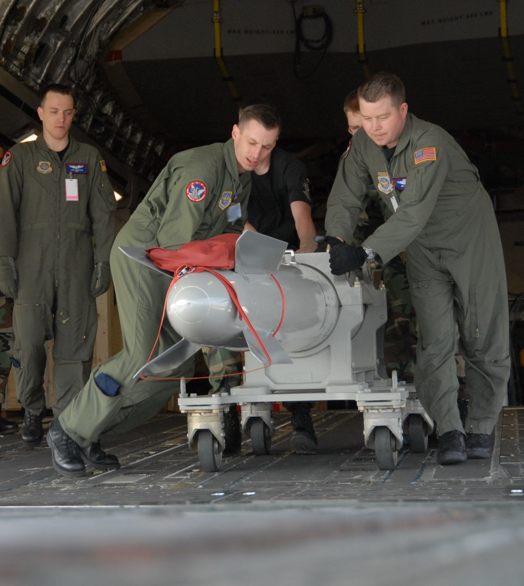 Munitions squadrons responsible for nuclear mission support will transfer from Air Force Materiel Command to Air Force Global Strike Command.  (U.S. Air Force photo)