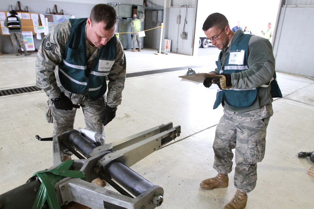 Airmen of the 177th Fighter Wing, New Jersey Air National Guard, underwent a Phase I, Operational Readiness Inspection on April 16-17, 2011