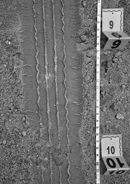 Proper procedures when photographing and molding tire imprints were among the forensic procedures that were discussed here April 29. Osan’s AFOSI detachment took a recent opportunity to not only practice their own abilities but also teach and learn from local Republic of Korea air force members and Korean police investigators. The training included numerous crime scene investigation forensic techniques. (U.S. Air Force photo/Staff Sgt. Chad Thompson)