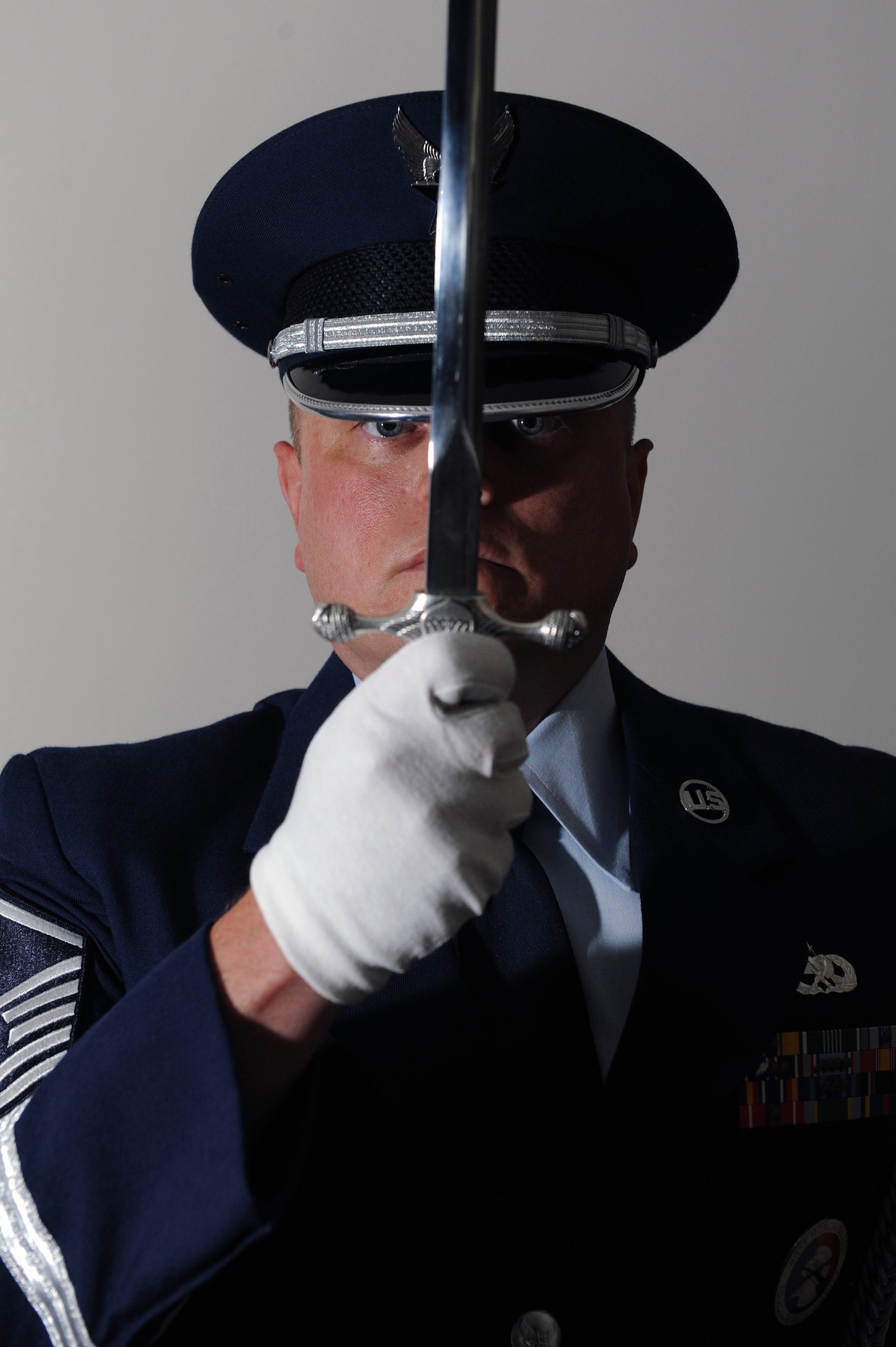 Master Sgt. Branden Issitt, Little Rock Air Force Base Honor Guard superintendent, is Air Force Honor Guard manager of the year. (U.S. Air Force photo by Airman 1st Class Rusty Frank) 