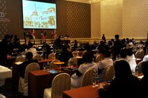 BANGKOK, Thailand - Members of the military nursing community in the Pacific religion gathered at the Pullman King Power Hotel in Bangkok Thailand on Aug. 1 for the start of the five-day 2011 Asia Pacific Military Nursing Symposium, which is sponsored by Pacific Command and executed under the direction of 13th Air Force.
This is the fifth year of the symposium, which started at Hickam Air force Base in 2007, and the first time that Thailand has hosted the event.
More than 12 countries from the Asia-Pacific region have come together to build on relationships by exchanging information and techniques with one another. (U.S.  Air Force photo/Master Sgt. Cohen A. Young)
