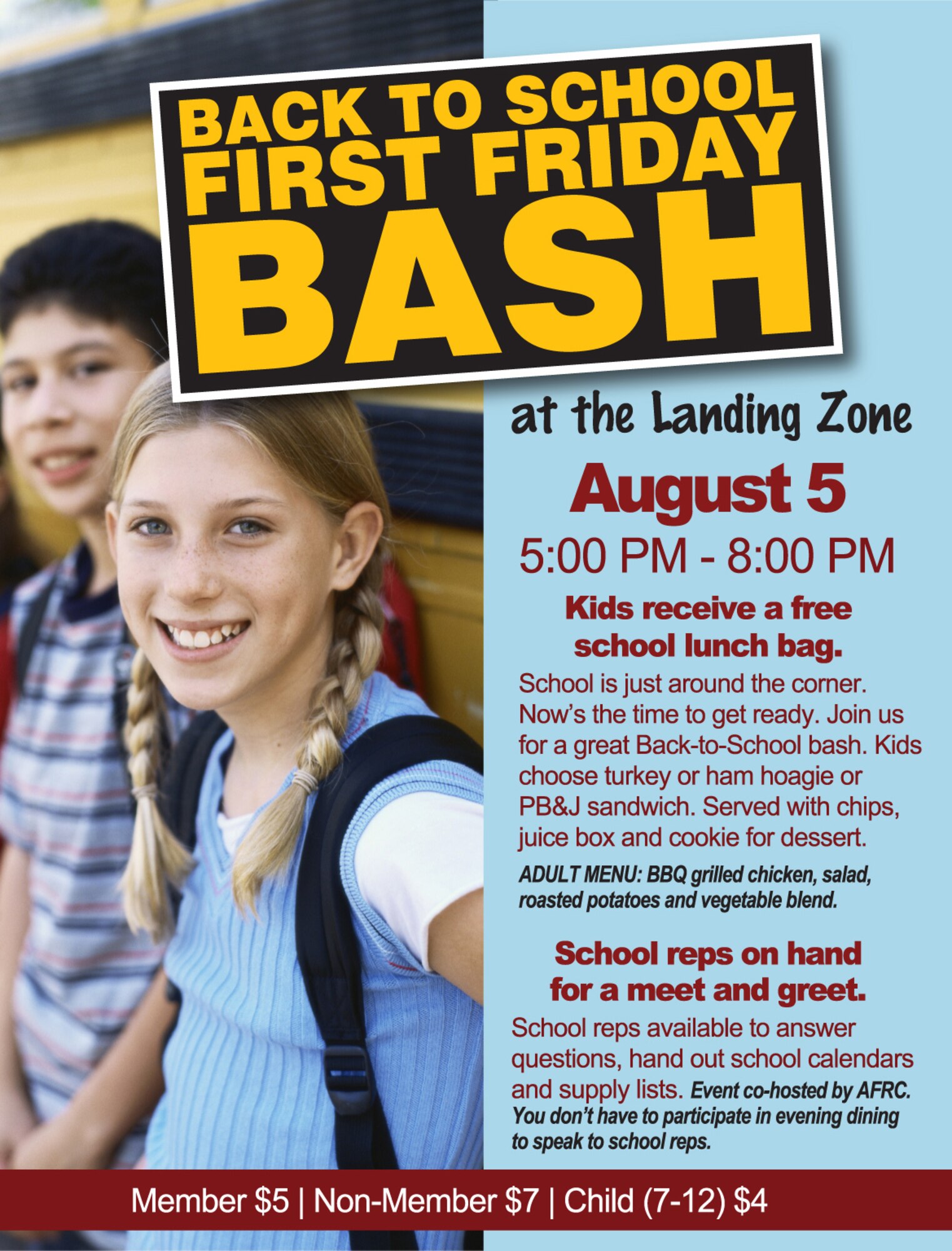 Cannon back to school First Friday bash Aug. 5 > Cannon Air Force Base