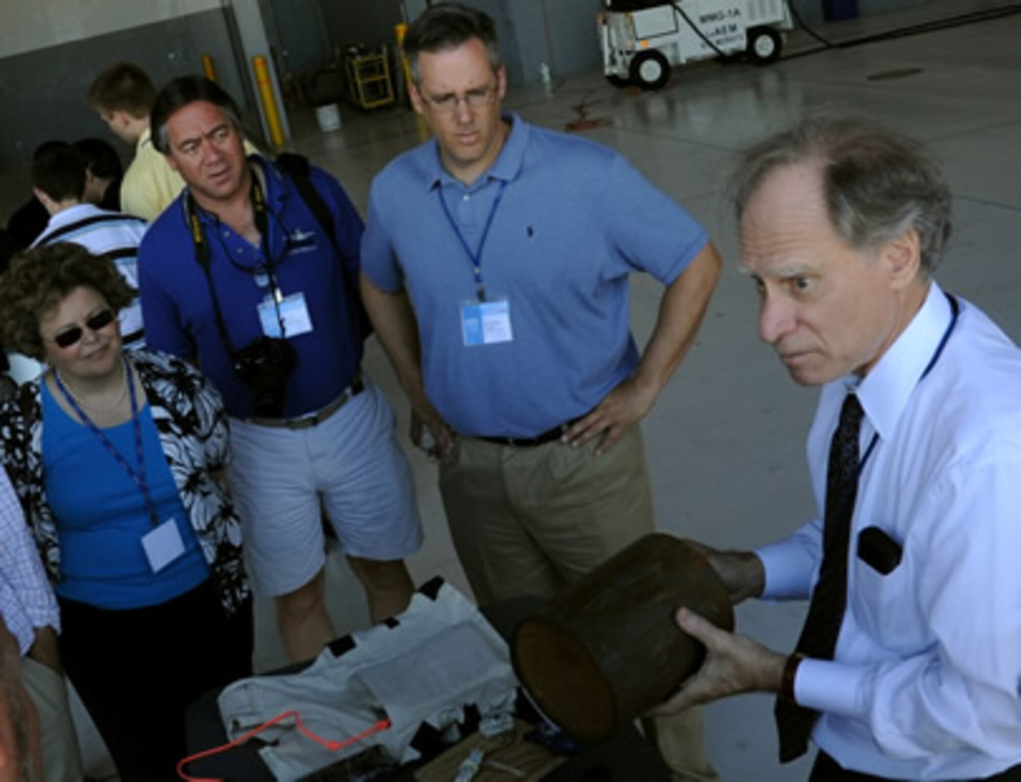 Science, Mathematics and Research for Transformation program participants learned about such career fields as explosive ordnance disposal and aircraft engineering during the July orientation in Washington D.C. (U.S. Air Force photo/Staff Sgt. Tiffany Trojca)