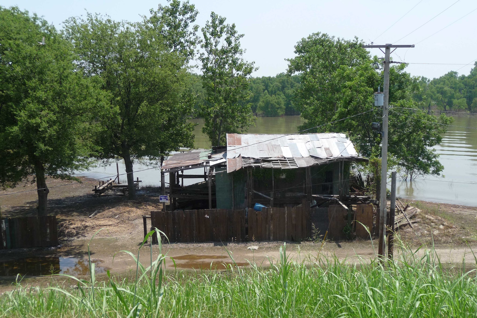 Eleven members of the 439th Communications Squadron participated in
Operation Delta Care in Arkansas in July.  The exercise provided
health-screening for residents in the flood-ravaged Mississippi Delta
region. (US Air Force photo)

