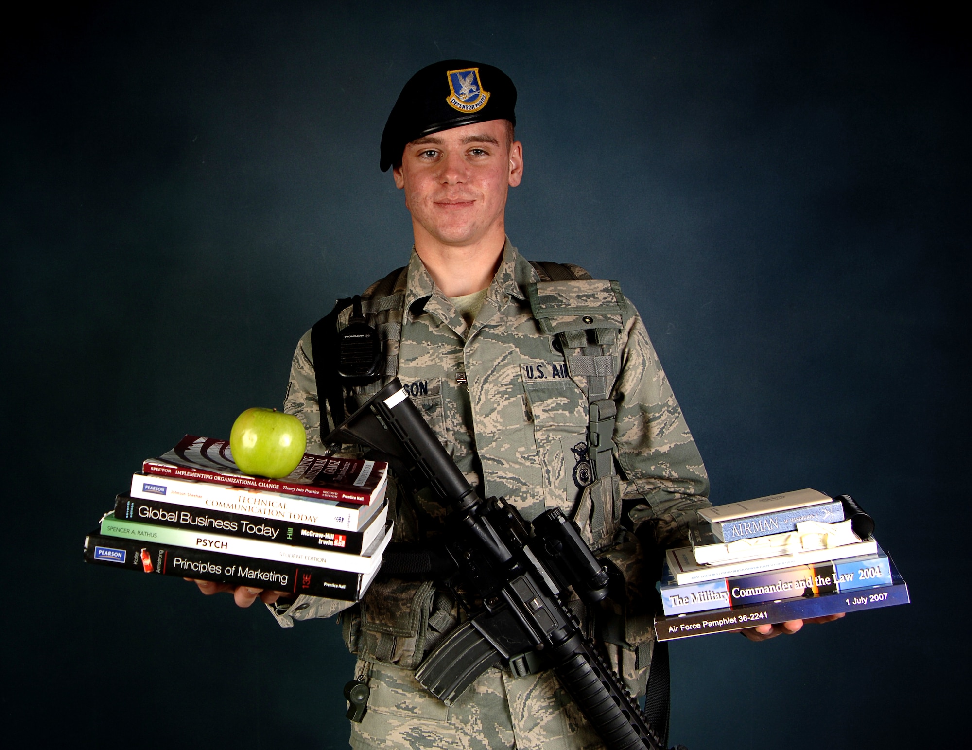 Managing one's education, career and personal life can be a worthwhile balancing act. ( U.S. Air Force photo by SrA Marcy Glass)