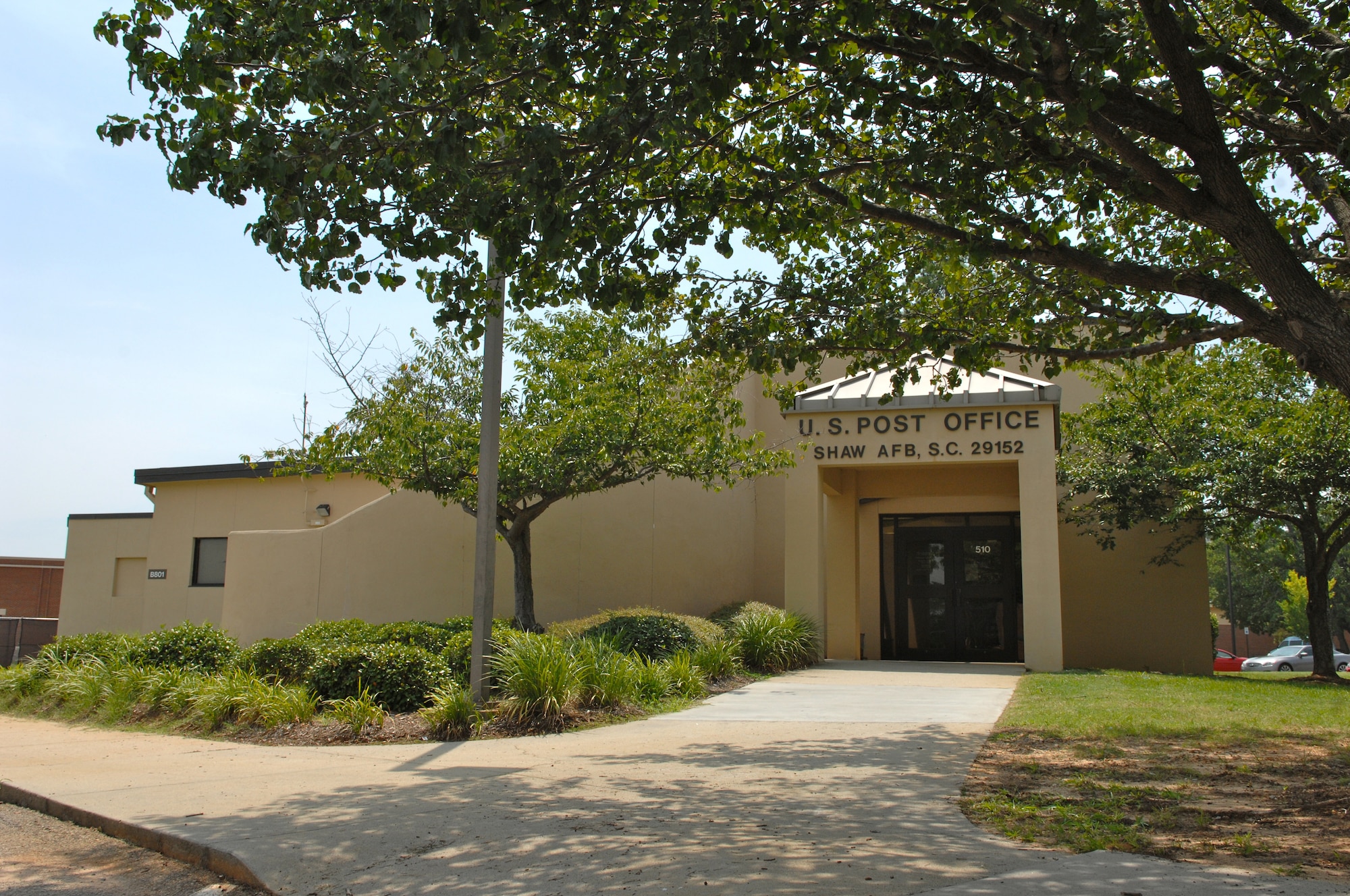 Shaw's post office is among 13 in South Carolina on the new list of sites to be studied for closing. (U.S. Air Force photo by 1st Lt. Ann Blodzinski)(Released)

