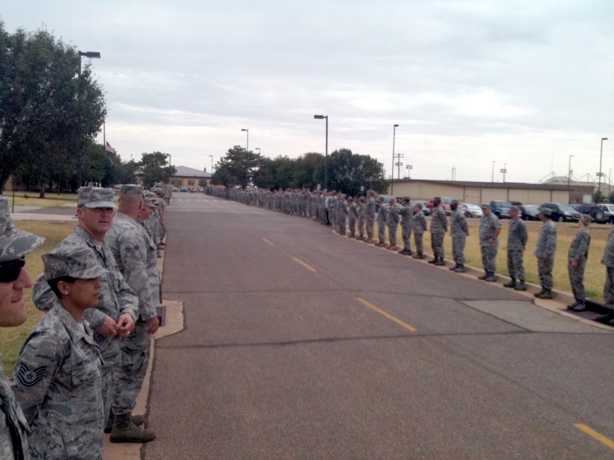 Air Force Reservists from the 507th Air Refueling Wing gathered with members of the Oklahoma Air National Guard located at Will Rogers World Airport in Oklahoma City today to honor a fallen warrior's return from Afghanistan.  Second Lt. Jered W. Ewy, 33, of Edmond, along with Spc. Augustus J. Vicari, 22, of Broken Arrow, died while conducting a dismounted patrol in Janak Khetl. The lieutenant was a member of the 1st Battalion, 279th Infantry, which is currently made up of more than 800 Soldiers who were deployed to Afghanistan in June as part of the 45th Infantry Brigade Combat Team, Oklahoma Army National Guard. 
