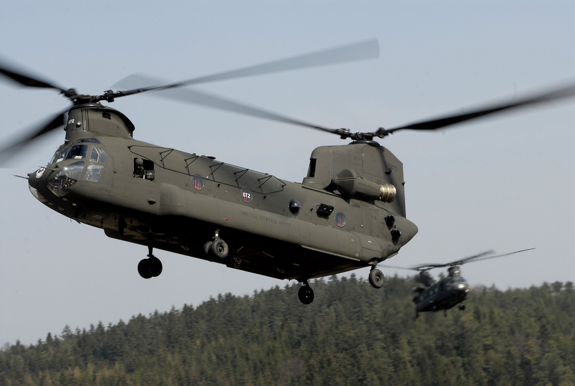A CH-47 Chinook, like the one shown in this file photo, crashed Aug. 6, 2011, in eastern Afghanistan.  Thirty International Security Force service members, a civilian interpreter and seven Afghan commandos were killed in the crash.  (U.S. Army photo)