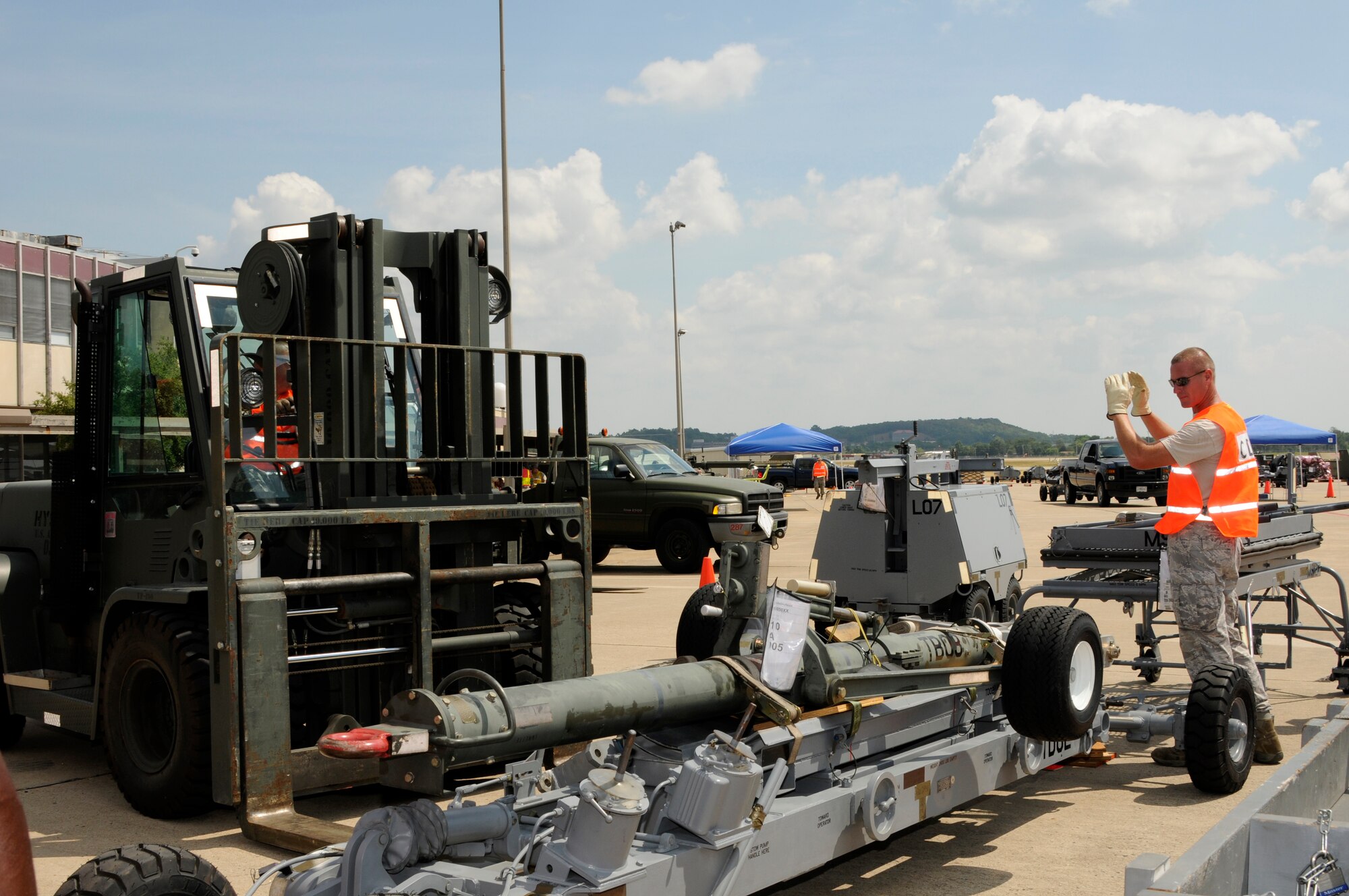 Members of the 188th Fighter Wing participate in an Air Combat Command Phase I Operational Readiness Inspection. (U.S. Air Force photo by Amn. Hannah Landeros/188th Fighter Wing Public Affairs) 