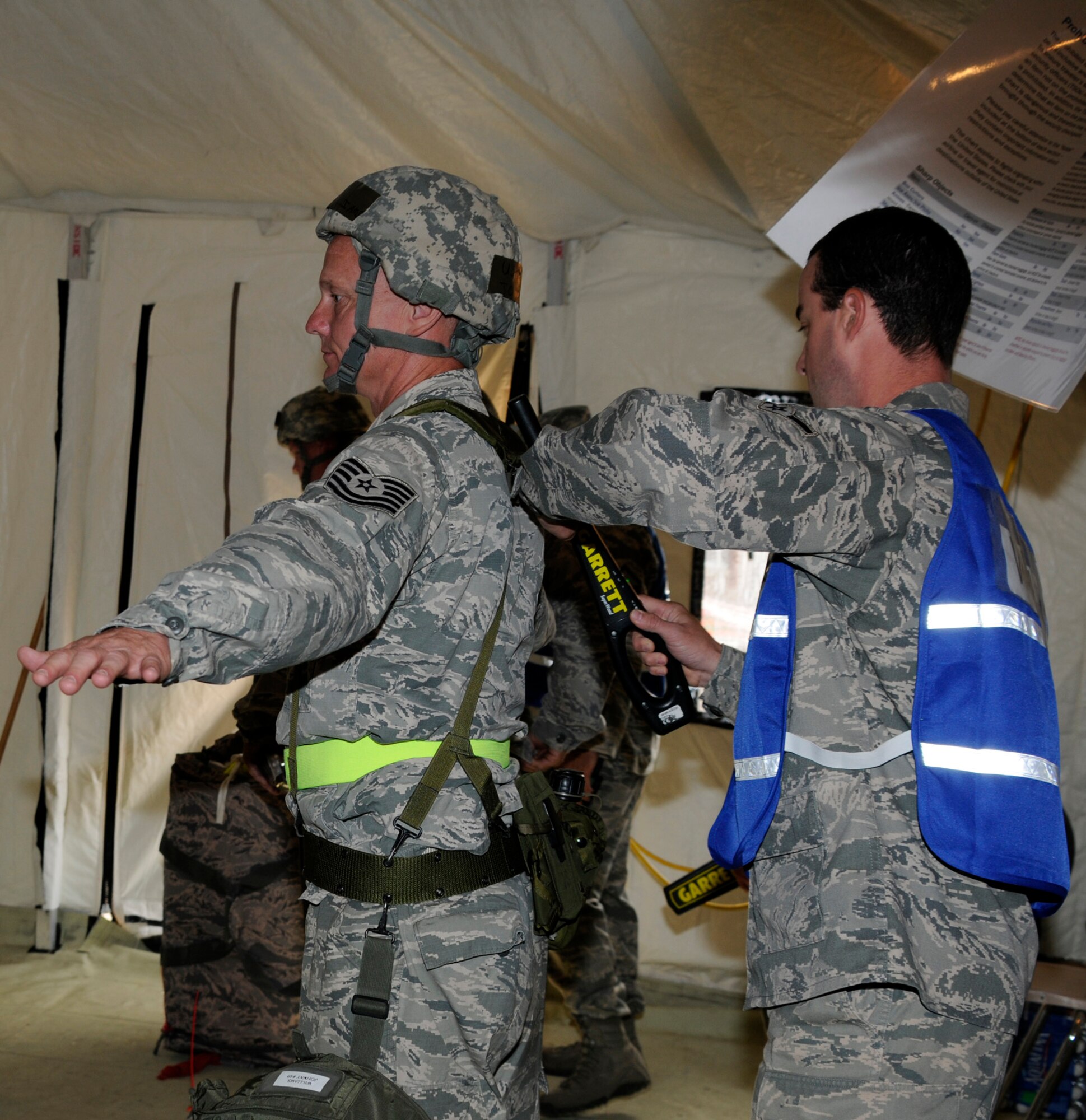 Members of the 188th Fighter Wing participate in an Air Combat Command Phase I Operational Readiness Inspection. (U.S. Air Force photos by Amn. Hannah Landeros/188th Fighter Wing Public Affairs)
