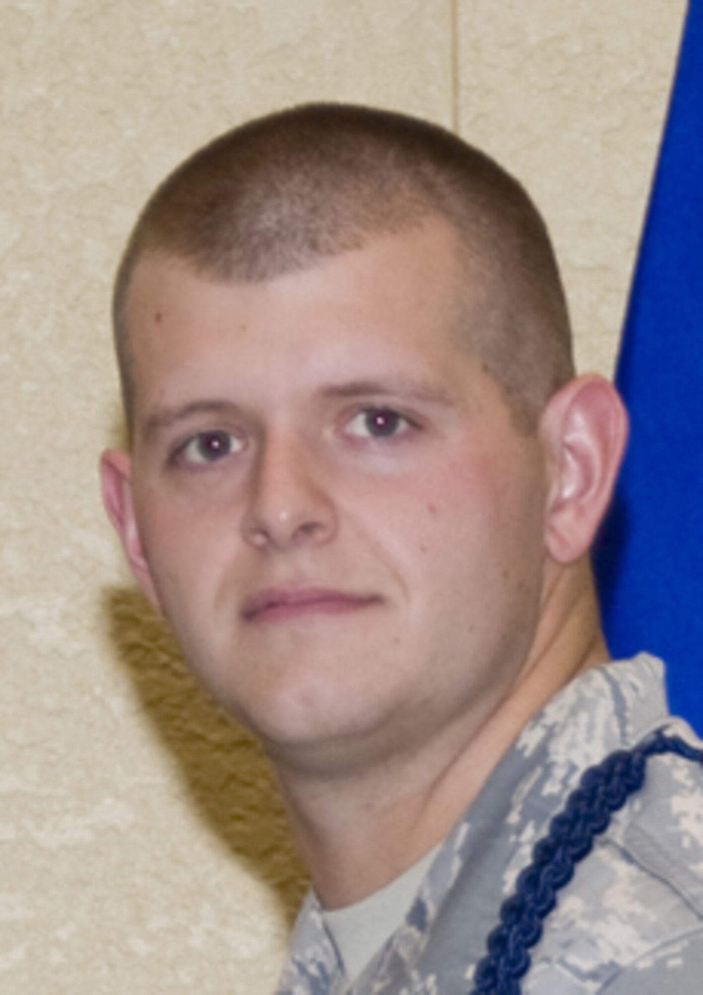 Military Volunteer award — Staff Sgt. Anthony Powell, 338th Training Squadron.  (U.S. Air Force photo by Adam Bond)