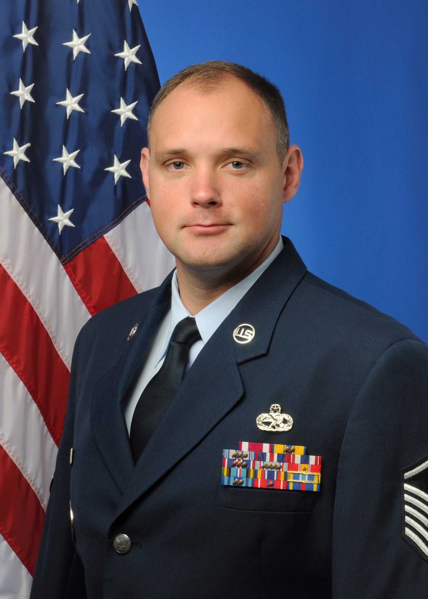 Senior NCO — Master Sgt. John Bowden, Airman Leadership School.  (U.S. Air Force photo)