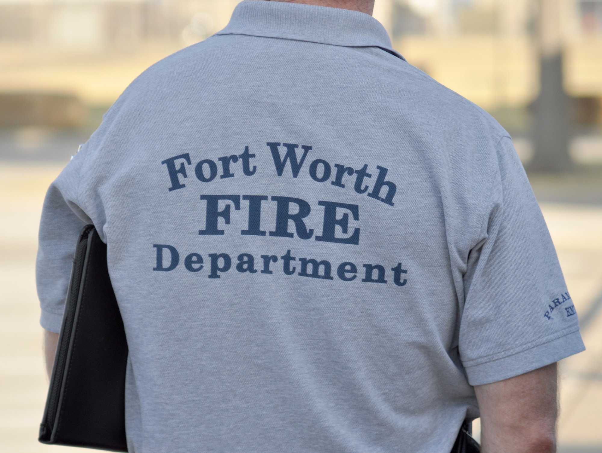 The Fort Worth, Texas, Fire Department was one of the civilian agencies that participated in an emergency-response exercise at Naval Air Station Fort Worth Joint Reserve Base Aug. 10, 2011.  (U.S. Air Force photo/Lt. Col. David Kurle)