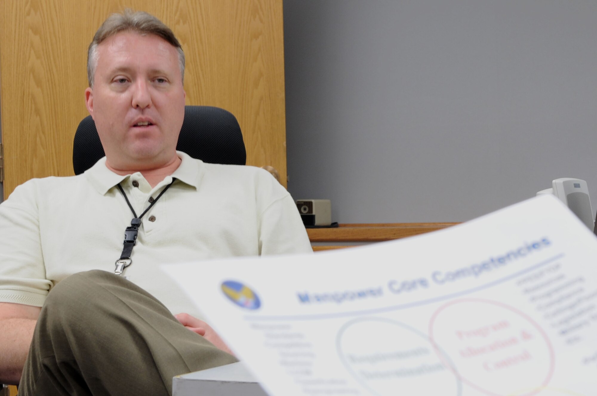 Ed Haskell, 319th Force Support Squadron, is the Warrior of the Week for Aug. 11-18. Warrior of the Week recognizes everyday Airmen working their every day jobs. (U.S. Air Force photo/Senior Airman Amanda Stencil)