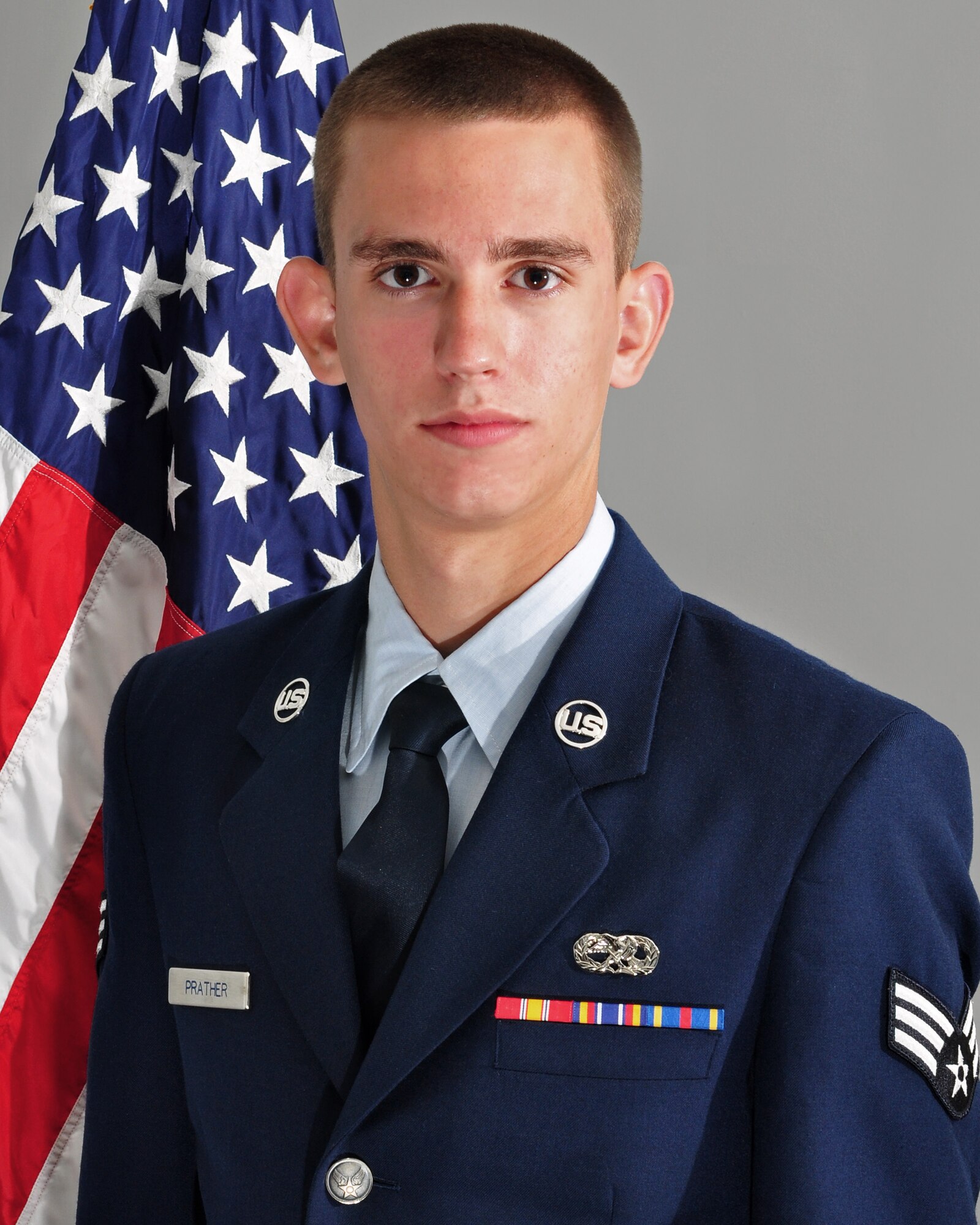 WRIGHT-PATTERSON AIR FORCE BASE, Ohio - Airman 1st Class Jonathan Prather, an avionics apprentice assigned to the 445th Aircraft Maintenance Squadron, is the wing’s Airman of the Quarter, third quarter.  (Courtesy photo)