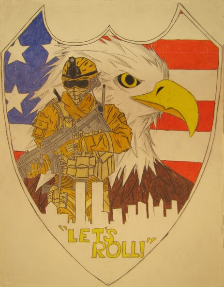 Entry 14 Nose Art submitted by Senior Master Sgt. Dan Walker, 7th Logistics Readiness Squadron.