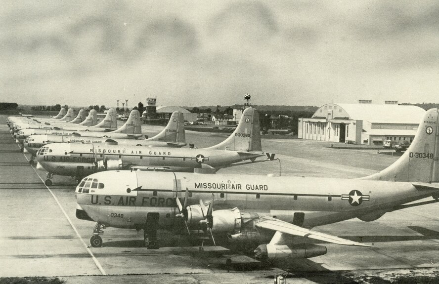 The Missouri Air National Guard’s 139th Airlift Wing, St. Joseph, Mo., operated KC-97L Stratotankers from 1962 to 1976. At the time the Wing was known as the 139th Tactical Airlift Group. (Archived photo)