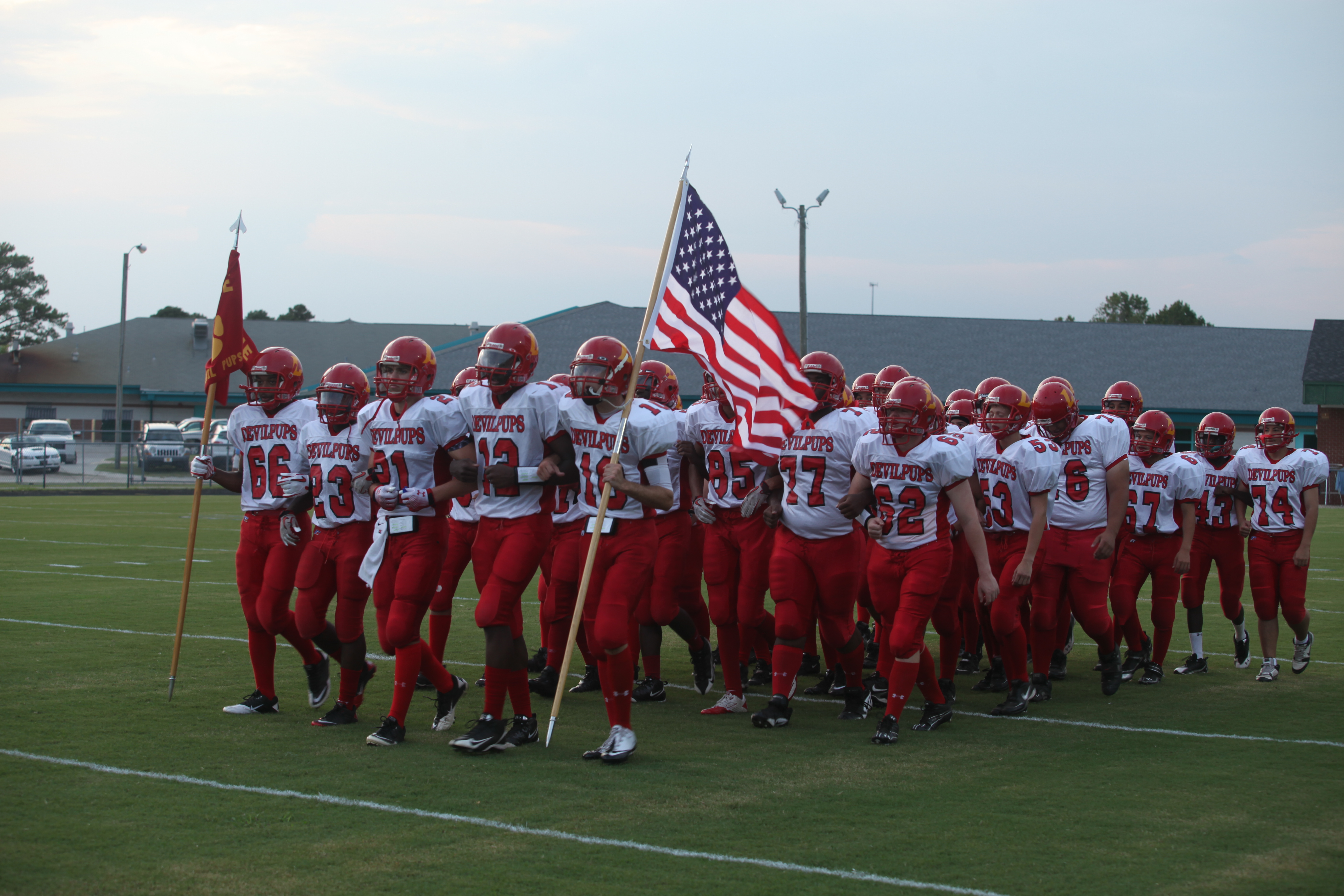Lejeune High School Devil Pups Football Team Sets High