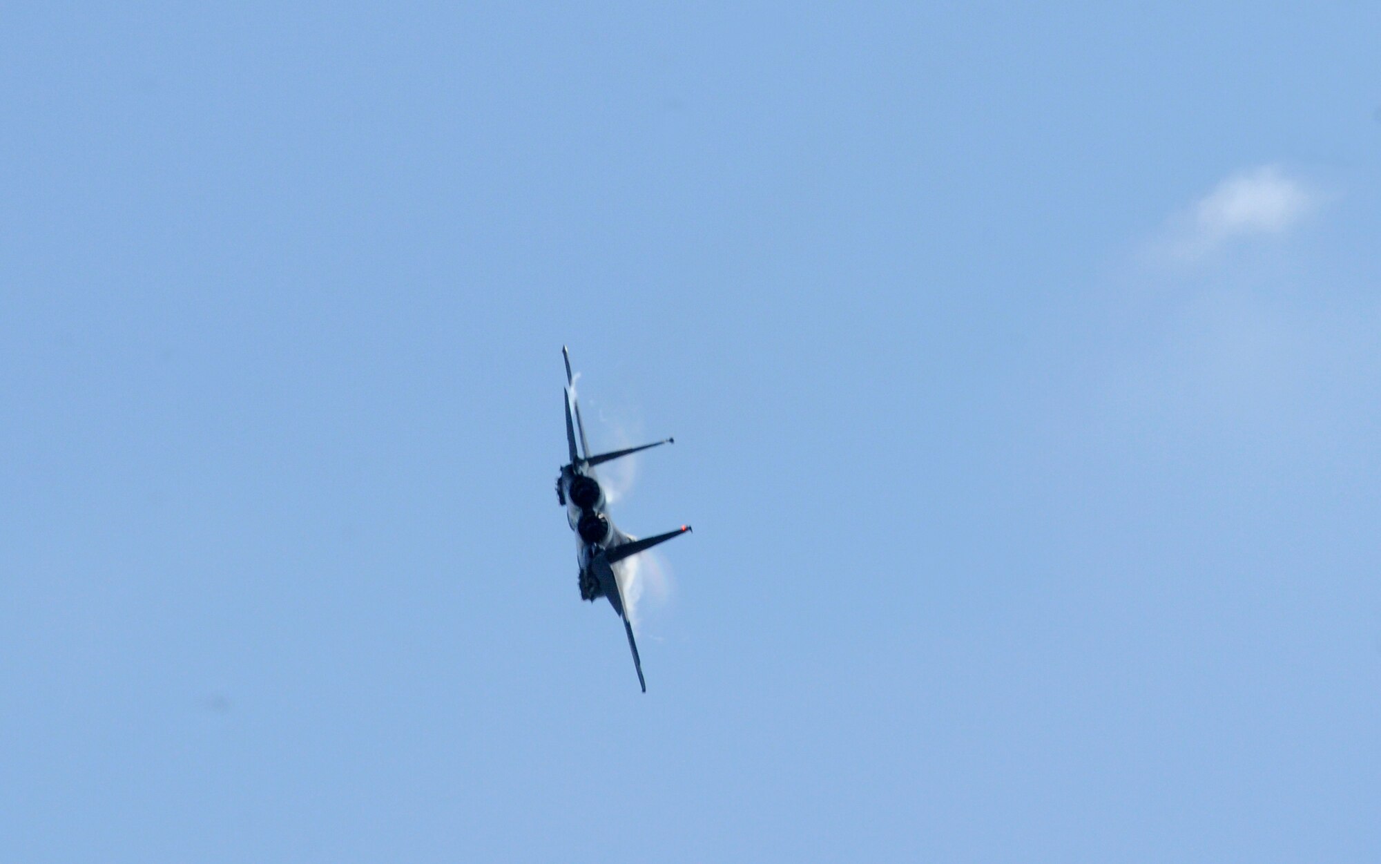 ZHUKOVSKY AIR FIELD, Russia – The F-15E Strike Eagle Demonstration Team from Seymour Johnson Air Force Base, N.C., shows the capabilities of an F-15E at the Moscow International Aviation and Space Salon, or MAKS 2011, here Aug. 19.  MAKS is one of the premier events of its type in the world and Department of Defense participation demonstrates the United States commitment to international security, promotes international cooperation, and contributes to U.S. foreign policy objectives.  The U.S. Air Force has a KC-10 Extender, two F-16C Fighting Falcons, two A-10 Thunderbolt II, one F-15E Strike Eagle, one B-52 Stratotanker, C-130J Super Hercules and C-5M Galaxy statics for the show. (U.S. Air Force photo/Master Sgt. Kelley J. Stewart)