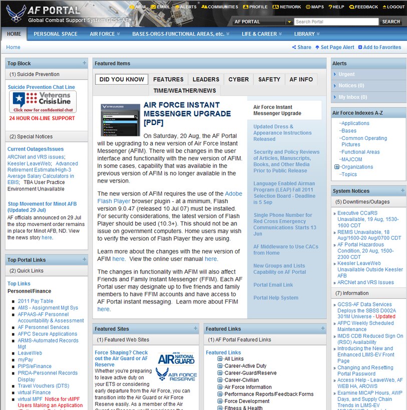 Air Force Portal