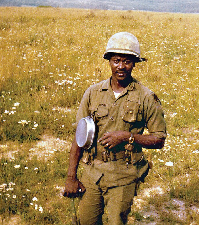 (Vietnam) Master Sgt. Larry Washington, of the 442nd Fighter Wing, pictured here is retiring after three decades of military service. Washington is the last remaining Vietnam veteran in the wing. The 442nd Fighter Wing is an A-10 Thunderbolt II Air Force Reserve unit at Whiteman Air Force Base, Mo. (U.S. Air Force photo/Courtesy photo)
