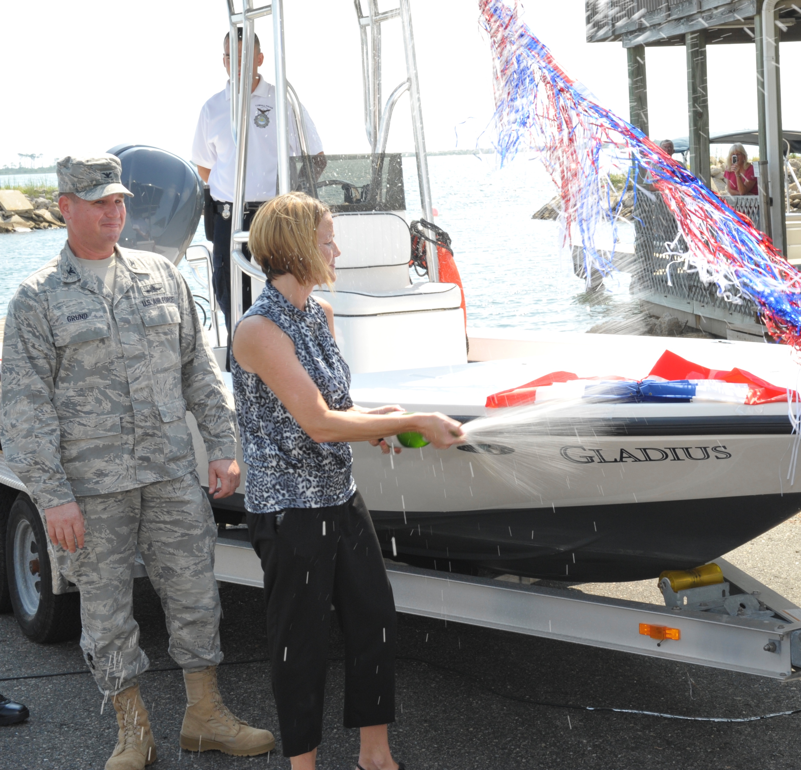 New 325th SFS patrol boats christened in ceremony > Tyndall Air Force
