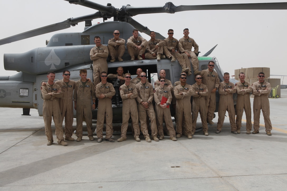 Marine Light Attack Helicopter Squadron 267 awarded 18 Marines with combat aircrew wings at Camp Bastion, Afghanistan, Aug. 26. “It feels good to get the wings. Every crew chief dreams of this,” said Sgt. Katherine T. Llinas, a UH-1Y Huey crew chief with HMLA-267, and a native of Gainesville, Fla. “It means I’ve done my job, which is combat support.”