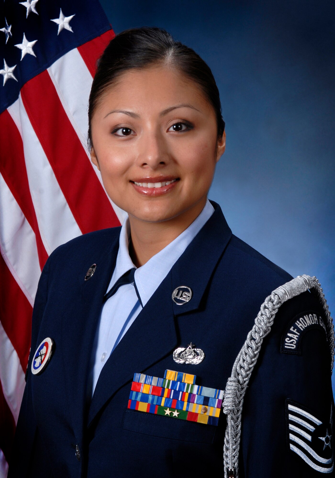 Technical Sergeant Angela Jenkins, official portrait, OAY Honor Guard Manager of the Air National Guard for 2011.