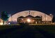 The lamps around the base bring plenty of light into what would otherwise be very dark nights here on base. (US Air Force photo/SrA Kelly Galloway)