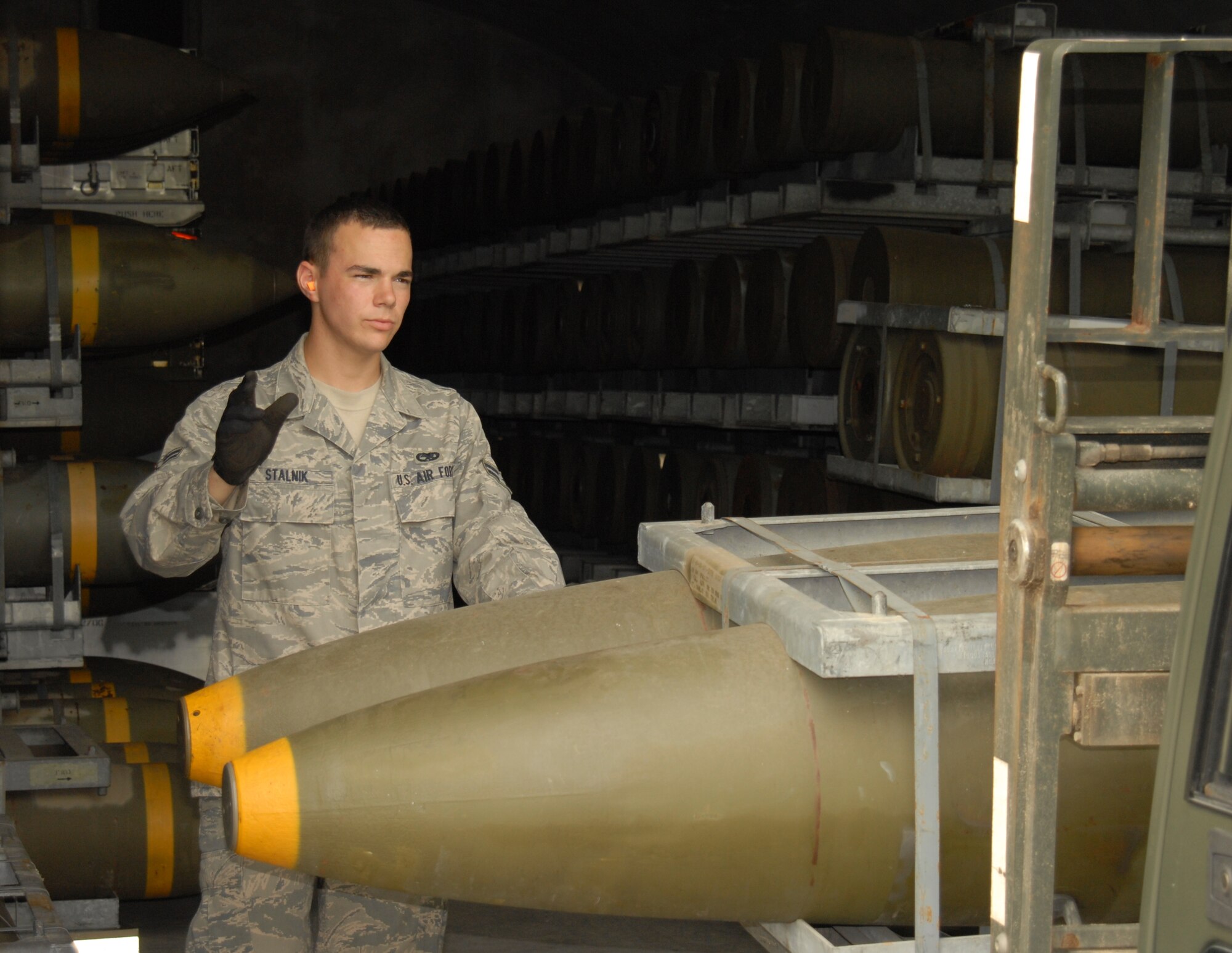 Airman 1st Class John Stalnik, 51st Munitions Squadron (U.S. Air Force photo/Tech. Sgt. Eric Petosky)