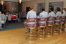 KUNSAN AIR BASE, Republic of Korea -- Airmen participate in an open panel discussion during the Women’s Equality Day luncheon here Aug. 26. The date was selected to commemorate the 1920 passage of the 19th Amendment to the Constitution, granting women the right to vote. (U.S. Air Force photo/Senior Airman Brittany Y. Bateman)