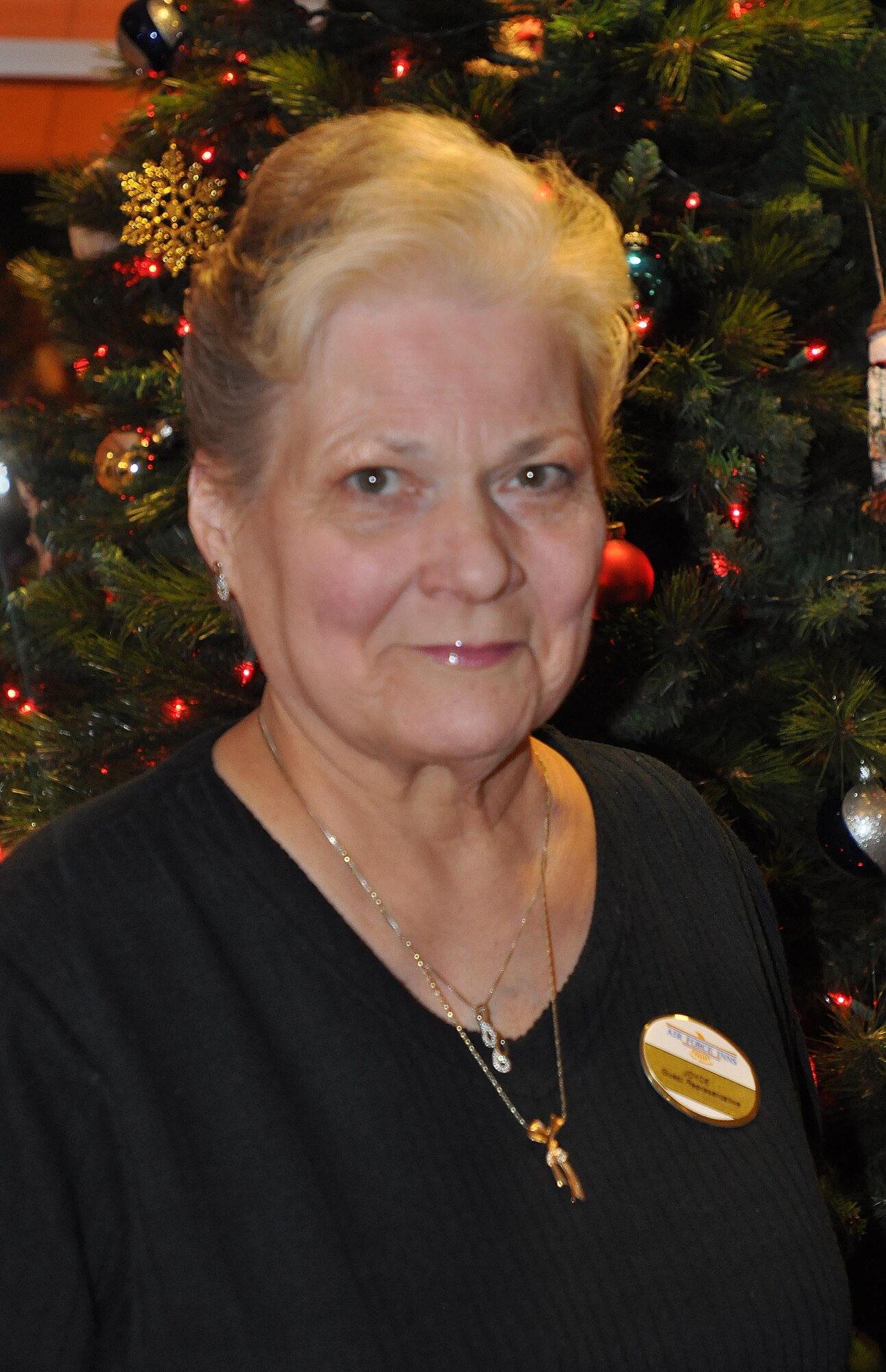 Joyce Shillingstad, North Country Lodge. "I am going to play with my new IPad2 and toy with the idea of retiring after 20 years. Jingle Bell Rock, Brenda Lee version, is my favorite holiday song."(U.S. Air Force photo by Tech Sgt. Bob Sommer)