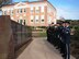 Airmen, soldiers, sailors and Marines from Westover read the names of fallen Sunderland, Mass., natives from the veteran's memorial wall in that town.  The event was attended by 200 town residents, 170 of them elementary school children and teachers.  From left to right: Sergeant Edward Price, U.S. Army, HM2 Angela Cattaneo, U.S. Navy, Lance Corporal Kevin Lee and Sergeant Filipe Carvalho, U.S. Marine Corps, Military Entrance Processing Station; Master Sergeant Chris Overmann, Sergeant First Class Nathan Buckley, U.S. Army, 302nd Maneuver Enhancement Brigade;
Technical Sergeants Richard Byrd, Matt Swindlehurst and Technical Sergeant Dana Granteed, Westover Honor Guard.
  
