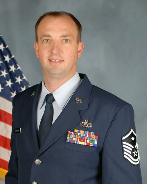 Master Sgt. Kenneth Grunewaldt, 114th Mission Support Group, was selected as the 2011 Outstanding First Sergent of the year for the South Dakota Air National Guard.  (National Guard photo by Master Sgt. Christopher Stewart) (Released)
