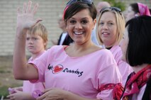 Master Sergeant Andrea Banning was one of many Fighting Jayhawks who participated in the race.