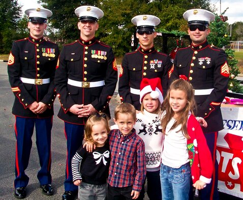 The local Marine Toys for Tots collected more than 13,000 toys for emerald coast children last year.  Marines of the Marine Fighter Attack Training Squadron 501 and Navy EOD school are collecting toys again this year.  (Courtesy photo)