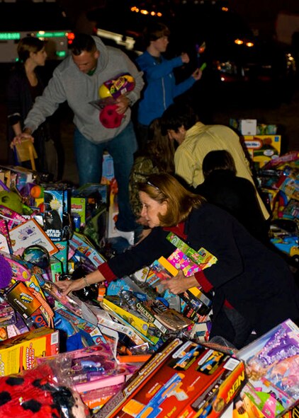 The local Marine Toys for Tots collected more than 13,000 toys for emerald coast children last year.  Marines of the Marine Fighter Attack Training Squadron 501 and Navy EOD school are collecting toys again this year.  (Courtesy photo)