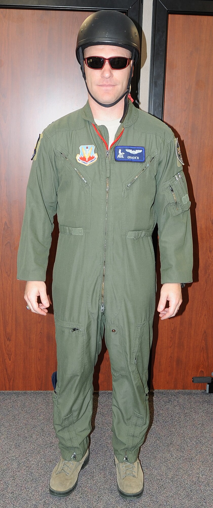 There are significant changes in the requirements for operating a motorcycle on base. The 4 SFS urges all motorcycle riders to read SJAFBI 31-218, paragraphs 4.2.3. through 4.2.3.4.5. to view changes applicable to motorcycle riders. This photo is an example of incorrect motorcycle personal protective equipment. (4th Fighter Wing Public Affairs courtesy photo)

