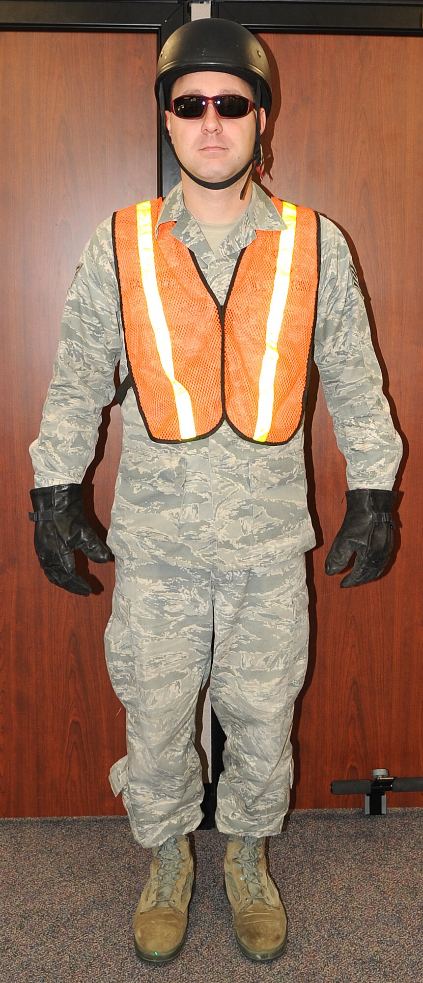 There are significant changes in the requirements for operating a motorcycle on base. The 4 SFS urges all motorcycle riders to read SJAFBI 31-218, paragraphs 4.2.3. through 4.2.3.4.5. to view changes applicable to motorcycle riders. This photo is an example of correct motorcycle personal protective equipment.(4th Fighter Wing Public Affairs courtesy photo)