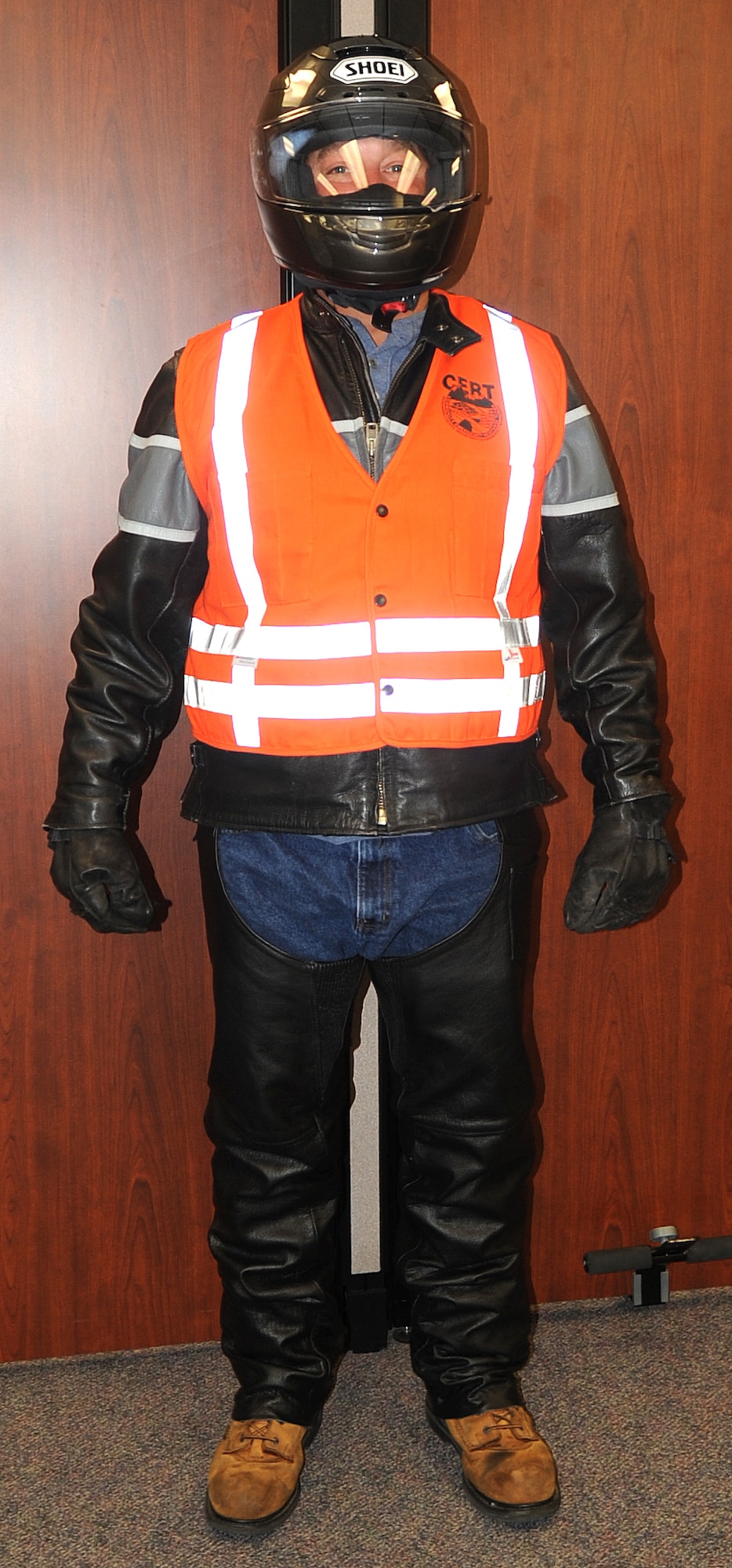 There are significant changes in the requirements for operating a motorcycle on base. The 4 SFS urges all motorcycle riders to read SJAFBI 31-218, paragraphs 4.2.3. through 4.2.3.4.5. to view changes applicable to motorcycle riders. This photo is an example of correct motorcycle personal protective equipment.(4th Fighter Wing Public Affairs courtesy photo)