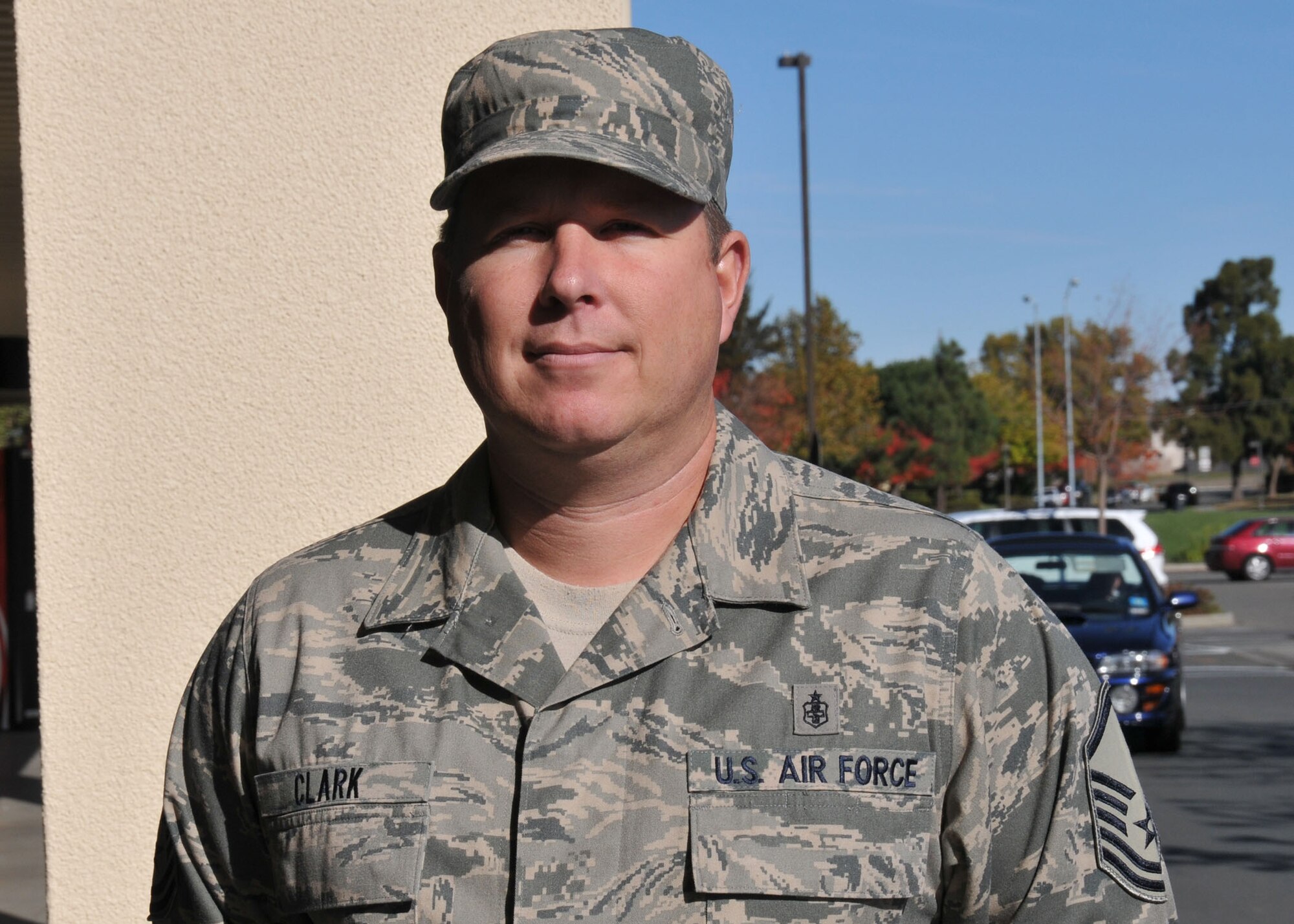 TRAVIS AIR FORCE BASE, Calif. -- Master Sgt. David Clark, 349th Aeromedical Staging Squadron. (U.S. Air Force photo/Master Sgt. Robert Wade) 