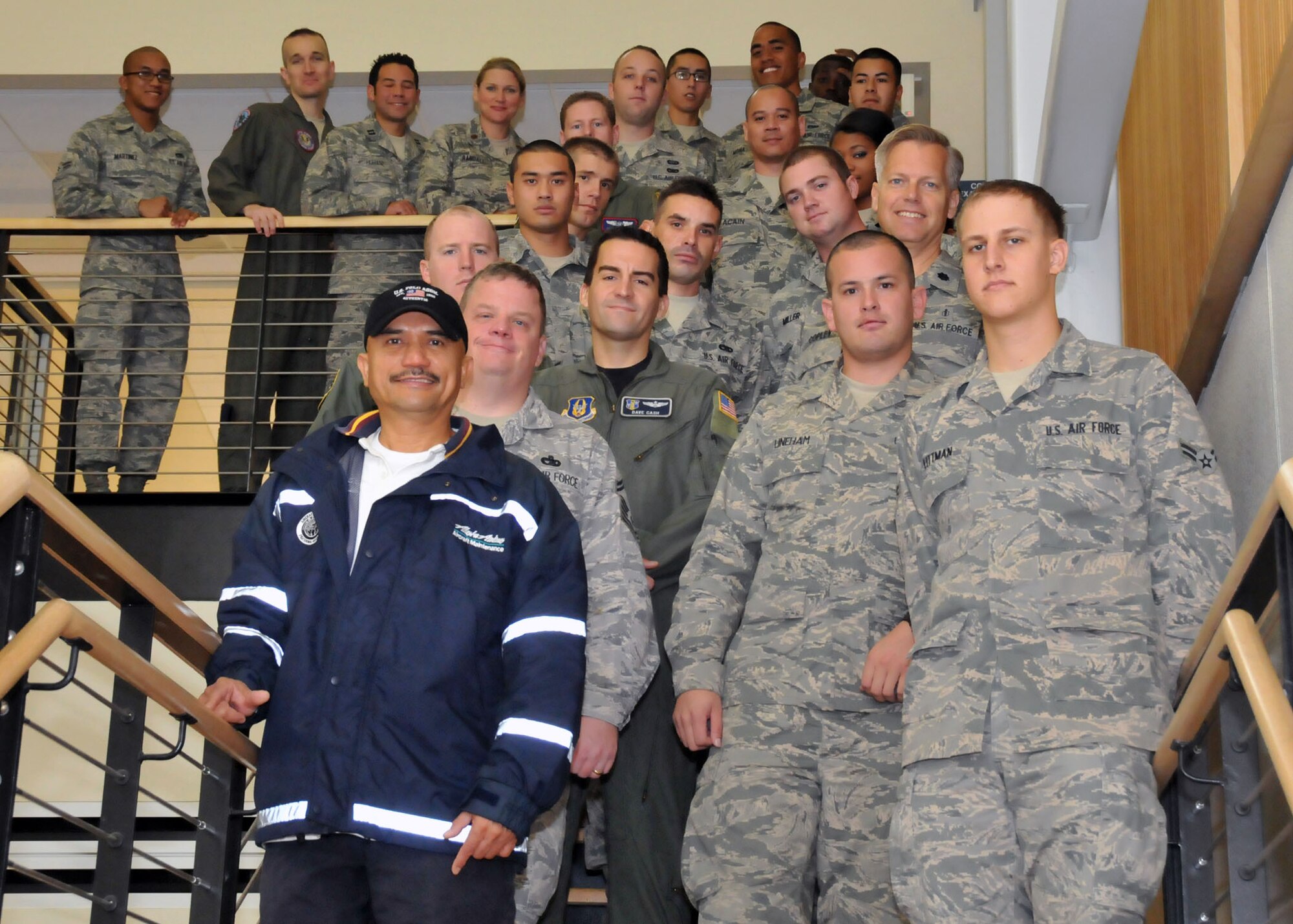 TRAVIS AIR FORCE BASE, Calif. -- Newcomers attend briefings at the 349th Headquarters building during the November B-Flight. (U.S. Air Force photo/Master Sgt. Robert Wade) 

