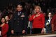 Air Force Chief of Staff, Gen. Norton Schwartz, and wife, Suzie Schwartz, stand for National Anthem Dec. 3 at the Daughters of the American Revolution Constitution Hall, Washington, D.C. This year’s “Celebrate me home” holiday concert featured the U.S. Air Force Band’s Concert Band, Singing Sergeants and Strolling Strings ensembles. (U.S. Air Force photo by Staff Sgt. Christopher Ruano)