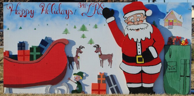 The first-place winner of the holiday card contest was created by the 341st Logistics Readiness Squadron. The holiday card winners were announced Dec. 1. (U.S. Air Force photo/Beau Wade)