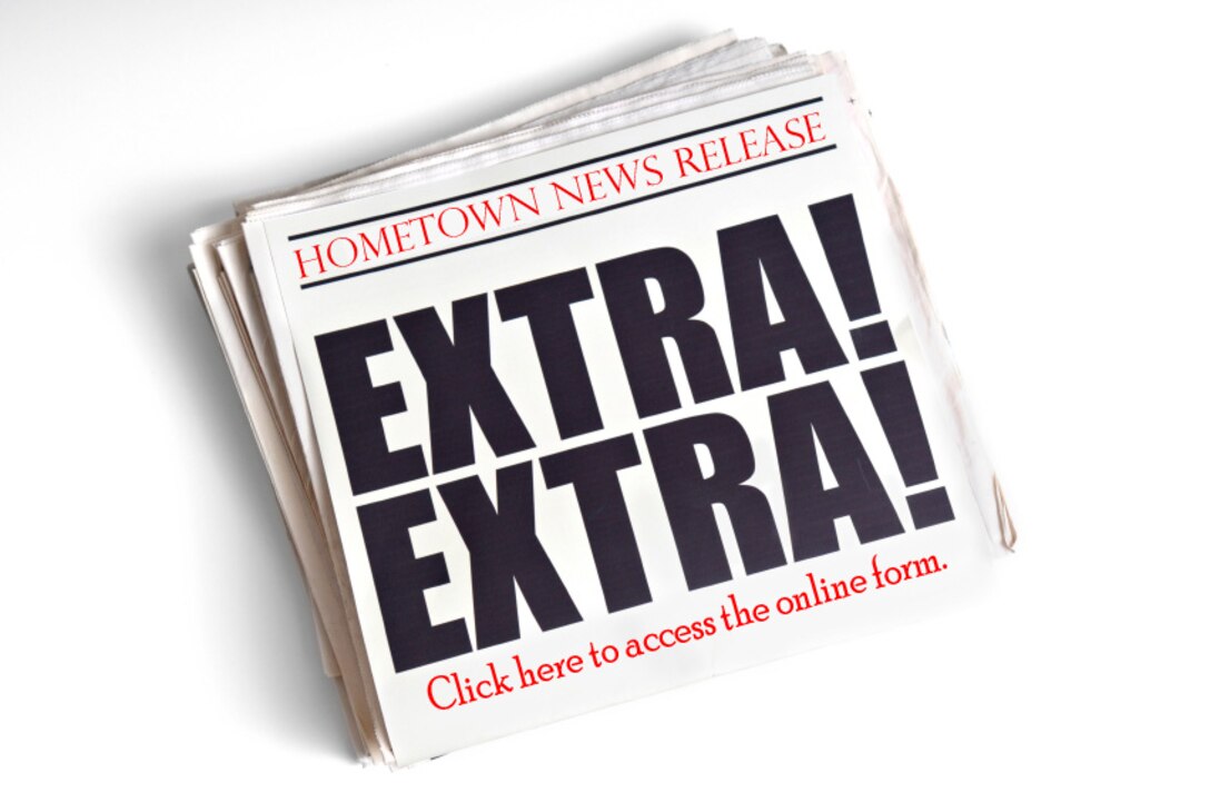 Click here to access the online Hometown News Release submission form.