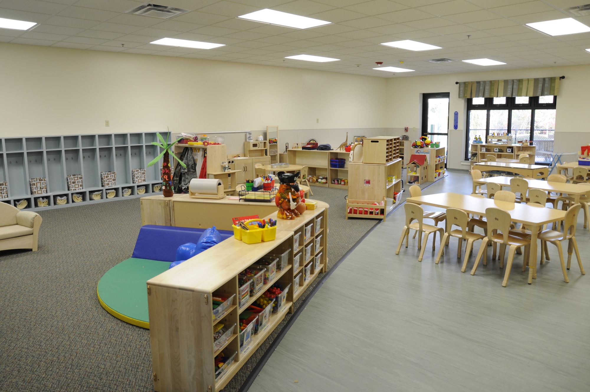 The 22,718 square foot Child Development Center at Hurlburt Field will open Dec. 12, 2011. CDC East has three infant, two pre-toddler, three toddler and three pre-school activity rooms built specifically for each age group. (U.S. Air Force photo/Raquel Sanchez) (Released)