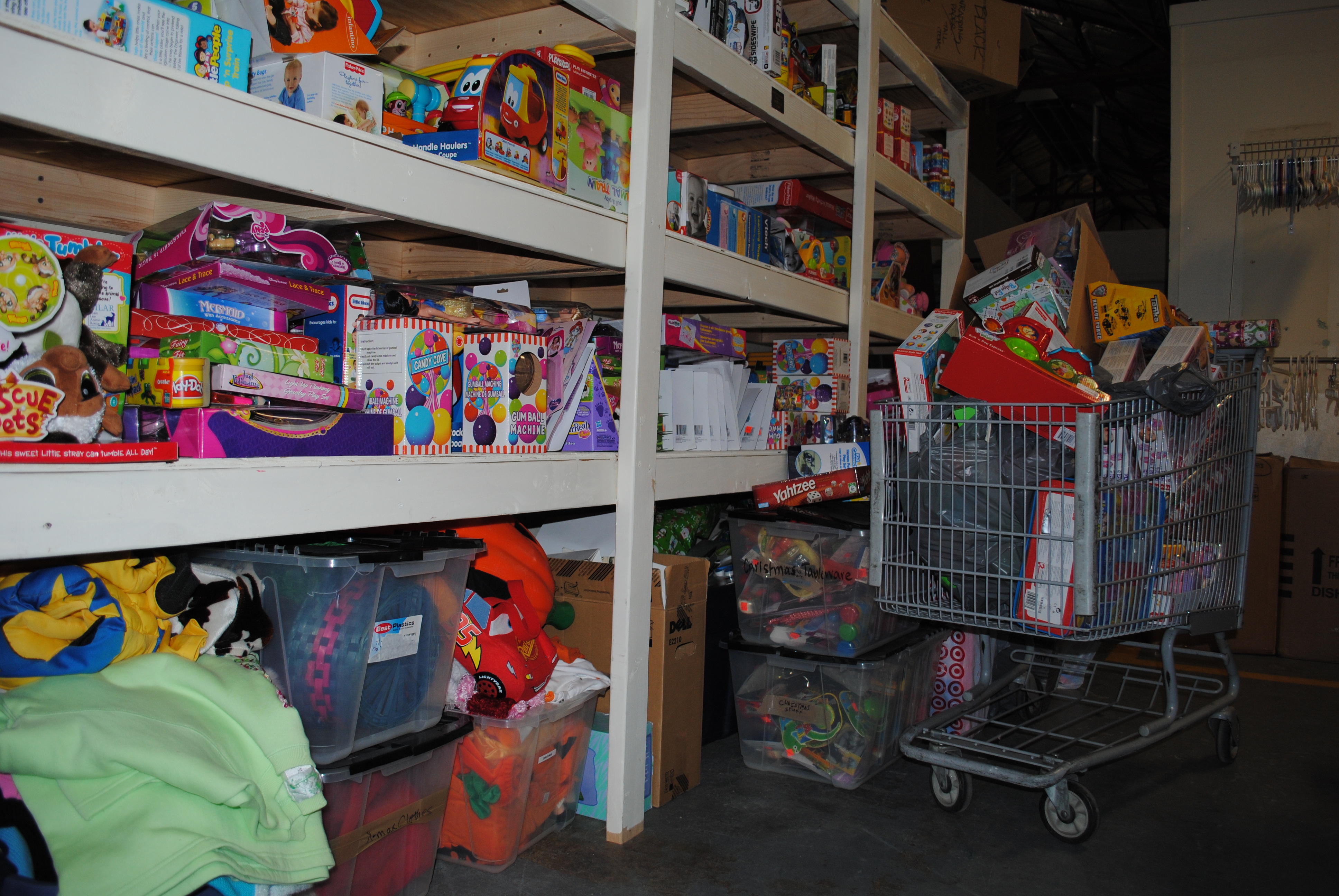 Attic to give away toys